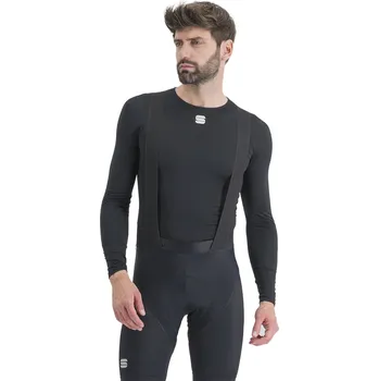 Pánské termo triko s dlouhým rukávem SPORTFUL-Midweight layer tee long sleev, black Černá M