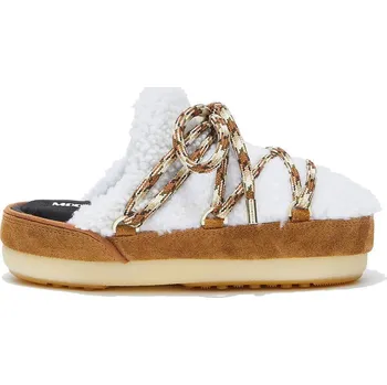 Dámská zimní obuv Dámské nízké zimní boty MOON BOOT-MULES SHEARLING, 001 whisky/off white Béžová 37/38