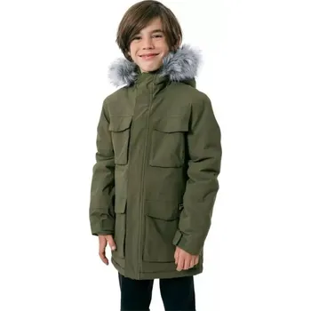 Chlapecká bunda Chlapecká bunda 4F JUNIOR-BOYS JACKET JKUM001-43S-KHAKI Zelená 158