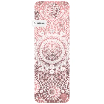 podložka na cvičení CESTOVNÍ (1,5 mm) podložka z hebkého mikrovlákna - PINK MANDALA