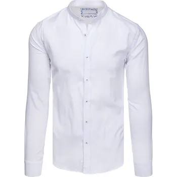 Pánská košile DStreet Pánská košile se stojáčkem dx2608 bílá