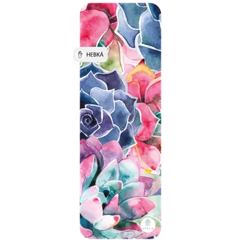 podložka na cvičení CESTOVNÍ (1,5 mm) podložka z hebkého mikrovlákna - SUCCULENTS