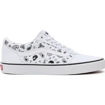 Pánské tenisky Pánská rekreační obuv VANS-MN Ward (Skull Bandana) white/white Bílá 43