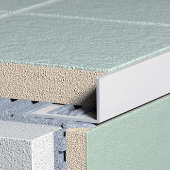 Stavební profil Havos Profil ukončovací A08 "L" plast 8 x 2500 mm, bílá standard, A08S/08/001/2500