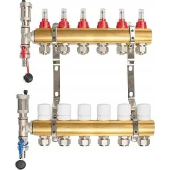 rozdělovač topení ROZDĚLOVAČ PODLAHOVÉHO TOPENÍ 6 OKRUHŮ REITER RMOP#210-KOSA-E-06 RTR