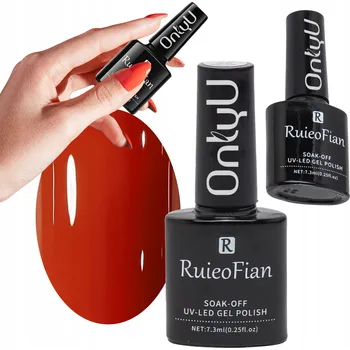 Lak na nehty KRVAVĚ ČERVENÝ HYBRIDNÍ LAK NA NEHTY S LESKEM UV OnlyU/L068