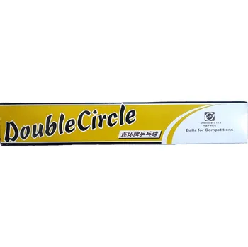 Pingpongový míček Stolní tenisové míčky DOUBLE CIRCLE-40mm T.T. Ball Oranžová