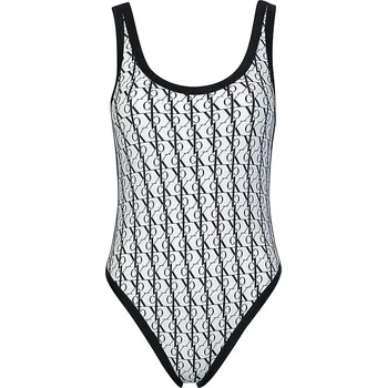 Dámské plavky Dámské jednodílné plavky KW0KW01643-0K4 - Calvin Klein S