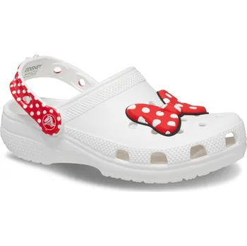 Dívčí obuv Dívčí kroksy (rekreační obuv) CROCS-Disney Minnie Mouse Classic Clog T white/red Bílá 25/26