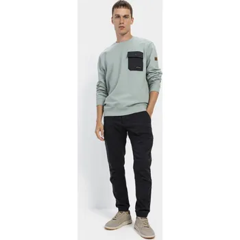 Pánské kalhoty KALHOTY CAMEL ACTIVE SWEAT EXPLORER CHINO-TAPERED FIT NIGHT BLUE CHECK