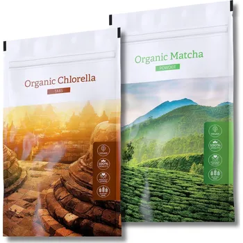 Přírodní produkt Energy Organic Chlorella + Organic Matcha Powder