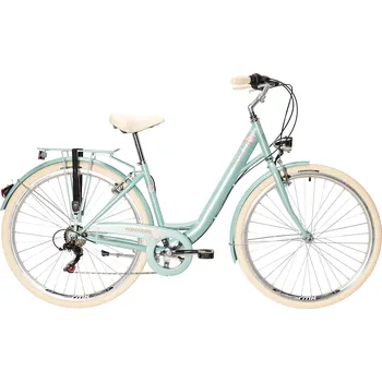 Městské kolo Kenzel Retro kolo Signora Royal 6spd 28" 2025 tyrkysově-hnědé