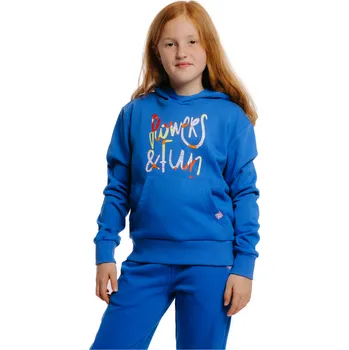 Pánská mikina Dívčí mikina s kapucí AUTHORITY-H-SUN G Modrá 128/134