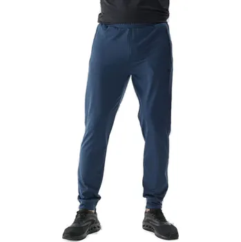 Pánské zateplené tepláky 4F-TROUSERS FNK-WAW24TFTRM682-31M-NAVY MELANGE Modrá M