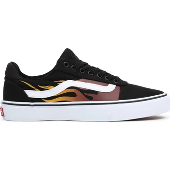 Pánské tenisky Pánská rekreační obuv VANS-MN Ward Deluxe faded flame/black/white Černá 43