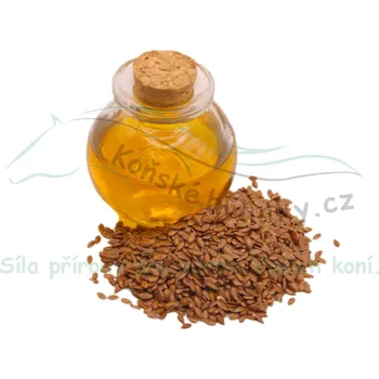 Krmivo pro koně Koňské bylinky Lněný olej - suprachor Velikost: 0,5 l