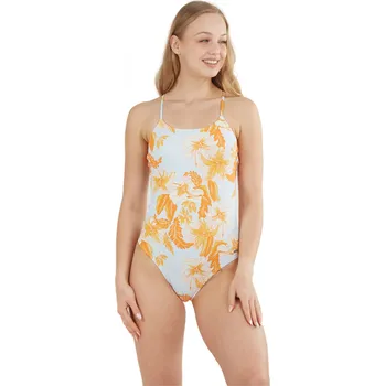 Dámské plavky Dámské plavky FUNDANGO-Lorida Classic Suit-265-soft orange Oranžová S