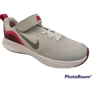 Chlapecké tenisky Dětská rekreační obuv NIKE-WearAllDay K pure platinum/smoke grey/pink prime Šedá 33,5