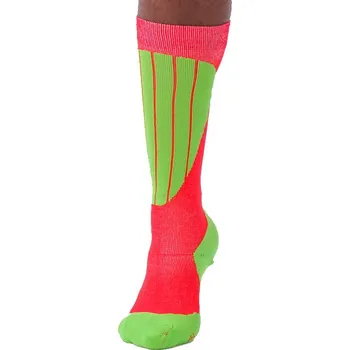 Pánská móda Lyžařské podkolenky (ponožky) BOOT DOC-Poison Socks Červená 44/45