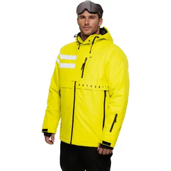 Pánská lyžařská bunda AUTHORITY-SJ-ATENTION neon green Zelená S