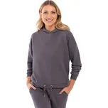 Dámská mikina s kapucí VOLCANO-B-MORE-702-GRAPHITE Šedá S