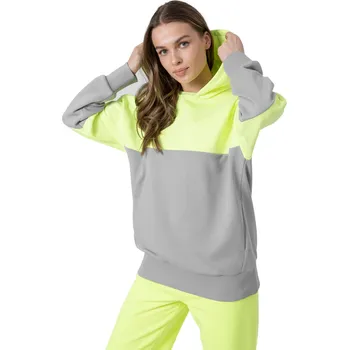 Pánská mikina Dámská mikina s kapucí 4F-WOMENS SWEATSHIRT BLD024-45S-CANARY GREEN Zelená L