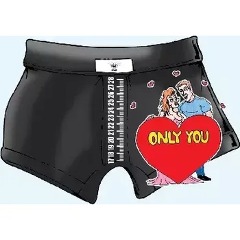 Pánské spodní prádlo Trenky s metrem-Only you XL černá