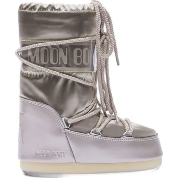 Dámské holínky Juniorské vysoké zimní boty MOON BOOT-MB ICON GLANCE-JR-B003 PLATINUM Žlutá 27/30