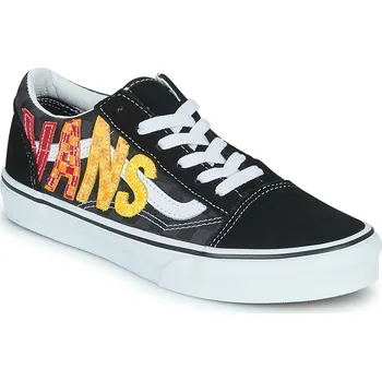 Dětská móda Juniorská vycházková obuv VANS-JN Old Skool black Černá 37