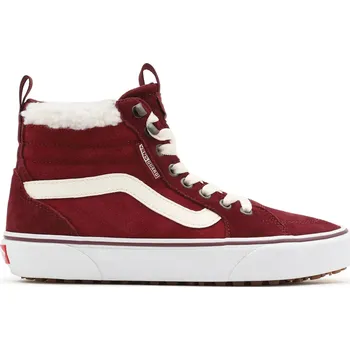 Dámská vycházková obuv VANS-WM Filmore HI Vansguard (Suede) port royale/white Červená 38,5