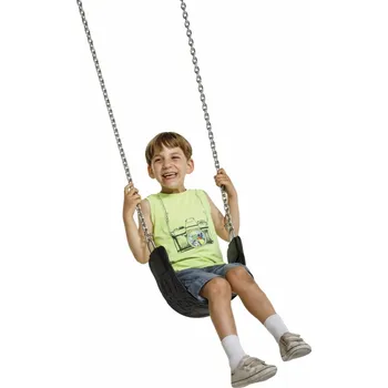 Hra na zahradu Monkeys houpačka prak - "Wraparound CikCak" - černá