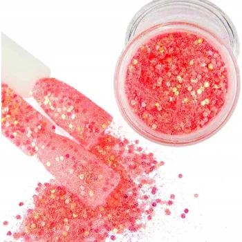 PRÁŠEK NA NEHTY EFEKT ZÁPADU SLUNCE TŘPYTKY OZDOBA 12