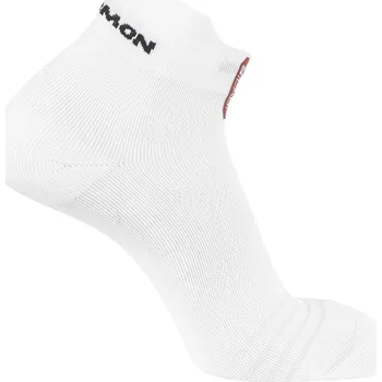 Pánské ponožky Salomon S/Lab Glide Ankle LC2625500 - vanilla ice/pompeian red 39-41