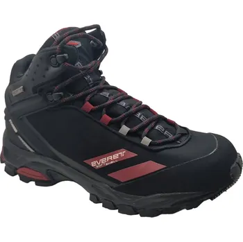 Dětská fitness obuv Dámská kotníková turistická obuv EVERETT-Sona black/red Černá 41