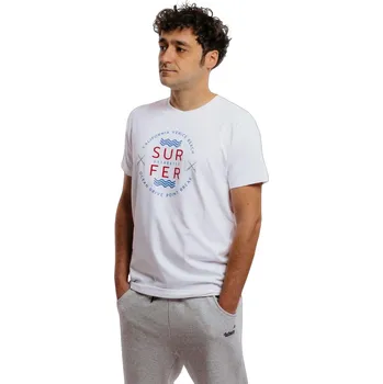 Pánské tričko Pánské triko s krátkým rukávem AUTHORITY-T-SURFER M white Bílá S