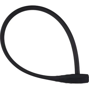 Zámek na kolo Zámek na kolo PRO-T-Plus M10 x 60cm Silicone Red Černá 67 cm