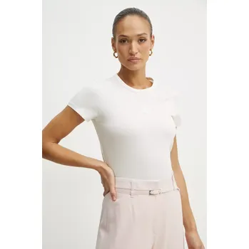 Pánské tričko Bavlněné tričko BOSS 50534800 béžová 01X, vel. XL