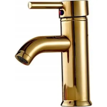 Vodovodní baterie Stojánková umyvadlová baterie Royal Sanitary ZLATÁ zlatá