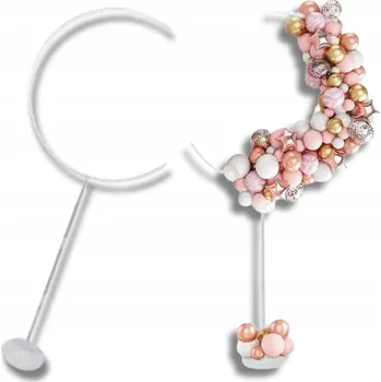 Balónek Stojanový Rám Svatební Hostina Balónky Narozeniny kulatý XXL