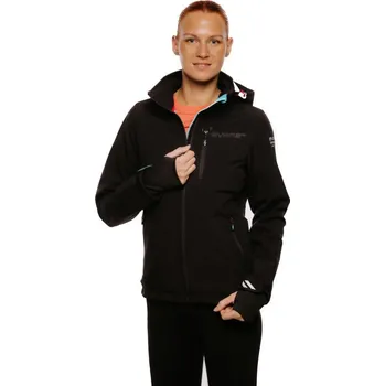 Dámská bunda Dámská turistická softshellová bunda EVERETT-ShellQa jckt W black Černá S