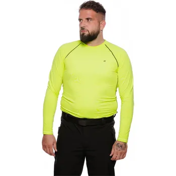 Pánské triko s dlouhým rukávem AUTHORITY-WARMIE II M neon green Zelená M