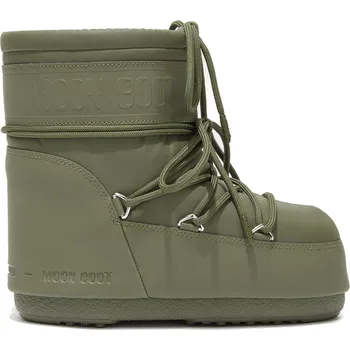 Dámská zimní obuv Dámské kotníkové zimní boty MOON BOOT-ICON LOW RUBBER, 002 khaki Zelená 39/41