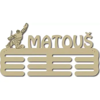 Věšák Pelisport Věšák na medaile 36 s brankářem bez gravírovaného textu