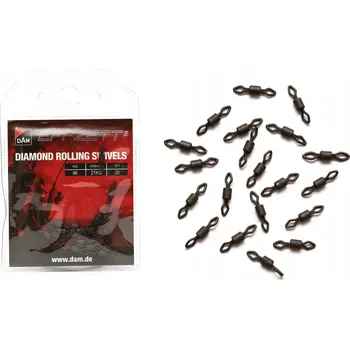 Obratlík Dam Diamond Rolling Swivels