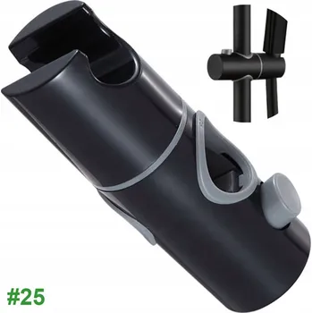 Sluchátka Držák sluchátka sprchy na tyč M25 černý