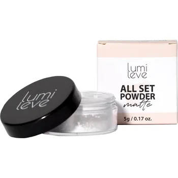 Přípravek na tvář Sypký pudr na obličej pro zmatnění All Set Matte 5g Lumileve Přírodní