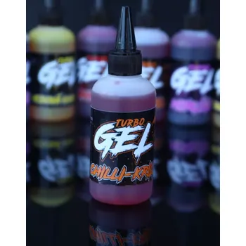 Návnadové aroma BLACK CARP Turbo Gel Chilli Krill 100ml (BLACK CARP Turbo Gel Chilli Krill 100ml)