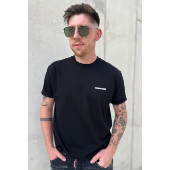 Pánské tričko Pánské tričko DSQUARED2 S74GD1338 černé Velikost: M