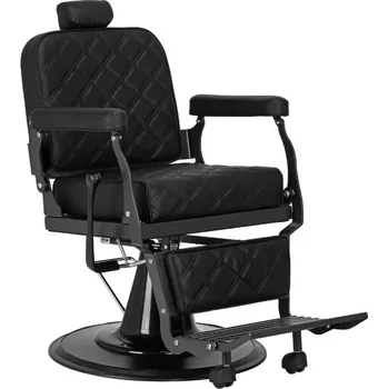 Kadeřnické křeslo Gabbiano Holičské křeslo Carlos extra Black