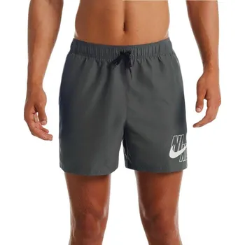 Pánské plavky Pánské plavky NIKE SWIM-LOGO LAP 5 inch -IRON GREY Šedá L